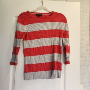 Banana Republic Pink Ribbed Sweater